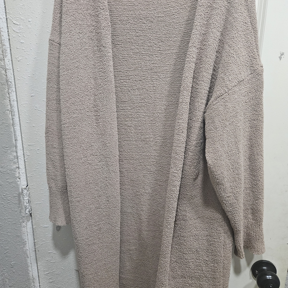 Soft Long Warm Cardigan Open Front